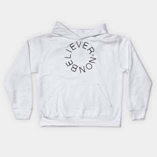 Nonbeliever circle Kids Hoodie